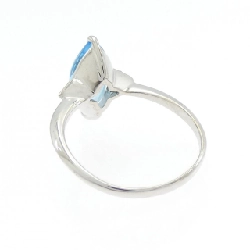 Nhẫn Blue Topaz K18WG - Hàng hiệu Chính hãng 852768