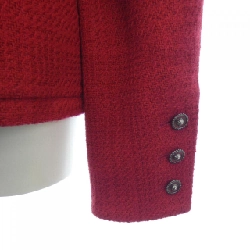 【Đối tượng phiếu giảm giá】Áo khoác không cổ CHANEL 641132