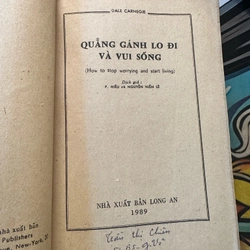Đắc Nhân Tâm – Quẳng Gánh Lo Đi Và Vui Sống 499190