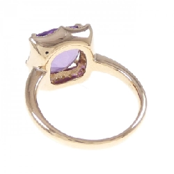 Nhẫn Amethyst K18PG 4.12CT 670047