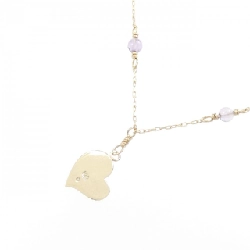K10YG Dây chuyền Amethyst hình trái tim - Hàng hiệu Authentic 860950