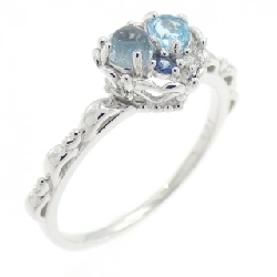 Nhẫn đá màu K18WG