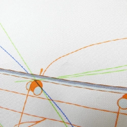 Hàng hiệu Authentic Hermès LA MUSIQUE DES SPHERES Khăn quàng 772349