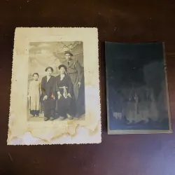 3 ảnh trắng đen, 1 phim âm bản xưa cũ 757203