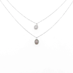 K14WG Ngọc trai đen dây chuyền - Hàng hiệu Chính hãng