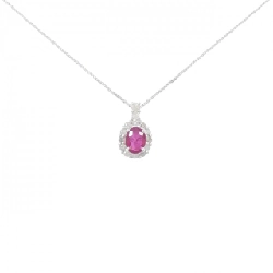 K14WG/K18WG Nhẫn Ruby 0.52CT - Hàng hiệu Chính hãng