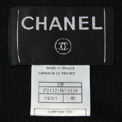 【Vintage】Chanel CHANEL P21321W03138 03P Áo khoác không cổ 630836