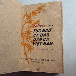 Tục ngữ ca dao dân ca Việt Nam - Vũ Ngọc Phan - 1978s