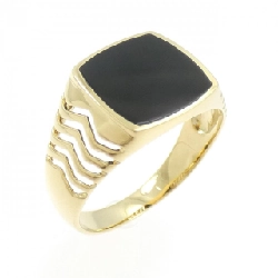 Nhẫn Onyx K18YG - Hàng hiệu Chính hãng