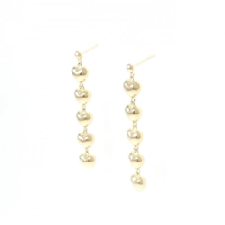 K18YG Bông tai hình trái tim - Hàng hiệu Chính hãng 866374