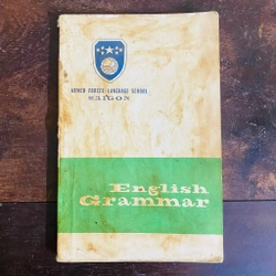 English Grammar, Armed Forces Language School SaiGon - XB trước 1975