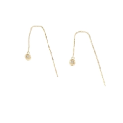 K18YG Bông tai kim cương - Hàng hiệu Authentic 870767