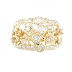 Nhẫn kim cương K18YG 0.87CT 671552