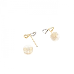 K18YG/PT Bông tai hình trái tim - Hàng hiệu Chính hãng 877200