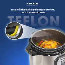 Nồi áp suất điện Kalite KL-636 dung tích 6L đa năng 5in1, chính hãng mới 100% 573233