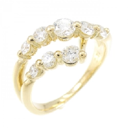 Nhẫn kim cương K18YG 0.72CT