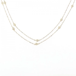 K18YG Dây chuyền kim cương 0.63CT - Hàng hiệu Chính hãng