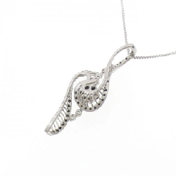 K18WG/K18BG Hoa Đá Kim Cương Dây Chuyền 1.10CT - Hàng hiệu Chính Hãng 856386