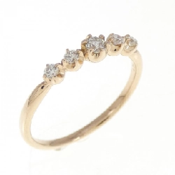 Nhẫn kim cương K18PG 0.14CT