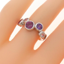 Nhẫn đá màu K18WG - Hàng hiệu Authentic 852917