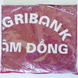 Áo mưa vải dù cao cấp Agribank xưa (Nguyên seal) 25030