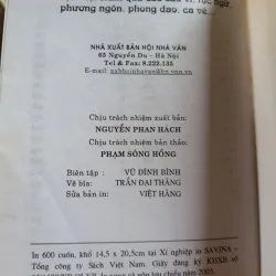 Câu ví, phương ngôn, phong dao, ca vè 1002292