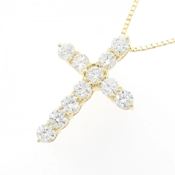 K18YG Dây chuyền kim cương 1.004CT F VS1-SI1 EXT-GOOD - Hàng hiệu Chính hãng 874783