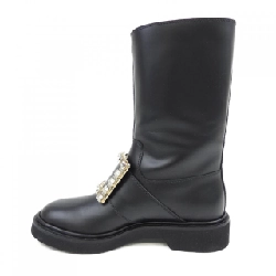 Giày bốt ROGER VIVIER Viv Ranger Strap Buckle - Hàng hiệu Chính hãng 827704