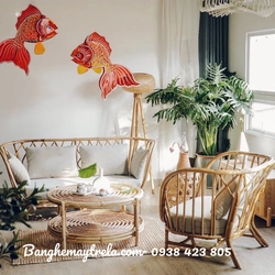 Bàn ghế sofa mây phòng khách hiện đại 505646