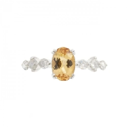 Nhẫn Topaz Hoàng Đế K18WG 665474