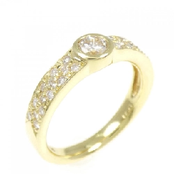 Nhẫn kim cương K18YG 0.50CT