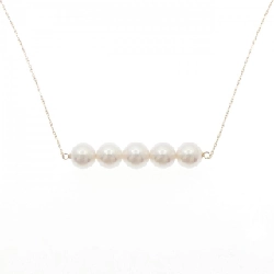 K18YG Ngọc trai Akoya Dây chuyền - Hàng hiệu Chính hãng