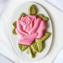 Khuôn rau câu sinh nhật, cưới hỏi hoa hồng – Khuôn hình Oval loại 20 cm - Mã số 1162 338449