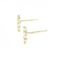 K18YG Ngôi sao Cubic Bông tai - Hàng hiệu Chính hãng 876782