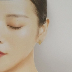 K18YG Bông tai kim cương 0.06CT - Hàng hiệu Chính hãng 869188