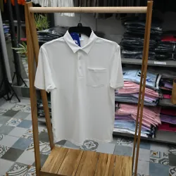 Áo thun polo màu trắng