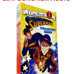 SÁCH - I CAN READ SUPERMAN LEVEL 2 Trọn bộ 10 cuốn Kèm Audio