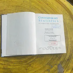 CONTEMPORARY STATISTICS A COMPUTER APPROACH-  699421