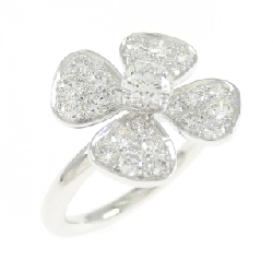 Nhẫn kim cương hoa 18KTWG 0.21CT