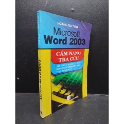 Cẩm nang tra cứu Microsoft word 2003 năm 2007 mới 70% ố vàng HCM0203 kỹ năng máy tính Oreka-Blogmeo 78704