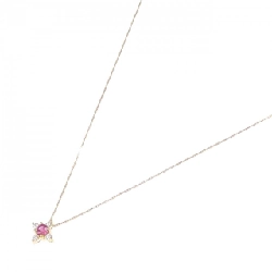 K18YG Dây chuyền Ruby - Hàng hiệu Chính hãng 860205