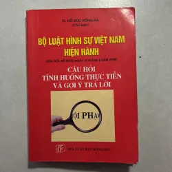 Bộ luật hình sự Việt Nam hiện hành 2009