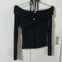 Áo trễ vai buộc dây cổ  970998