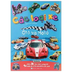Hình Dán Sống Động - Các Loại Xe Ô Tô Và Mô Tô - Hơn 36 Hình Dán Cùng Với 94 Mẫu Xe Ô Tô, Mô Tô Các Loại - Susaeta
