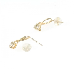 K18YG Bông tai Cubic - Hàng hiệu Chính hãng 863789