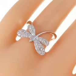 Nhẫn kim cương K18WG 0.47CT 673619