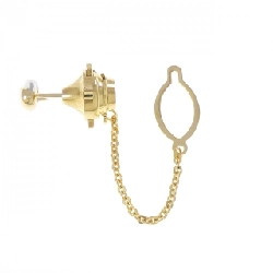 K18YG/PT950 Cà vạt kim cương 0.16CT - Hàng hiệu Chính hãng 873423