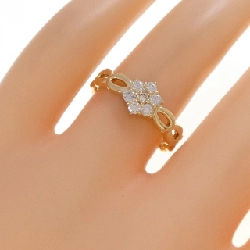 Nhẫn kim cương hoa K18YG 0.30CT - Hàng hiệu Authentic 849691