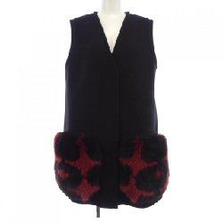 【Mã giảm giá】FENDI Áo gile dài