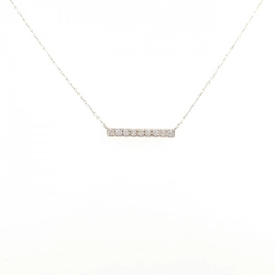 Dây chuyền kim cương K18PG 0.20CT - Hàng hiệu Chính hãng